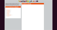 Desktop Screenshot of 1coloriage.com